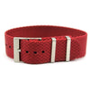 Nylon Shark Tooth Strap - Ruby Red