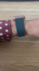 Apple Strap – Magnetic Leather – Green w/ Rose Gold Buckle